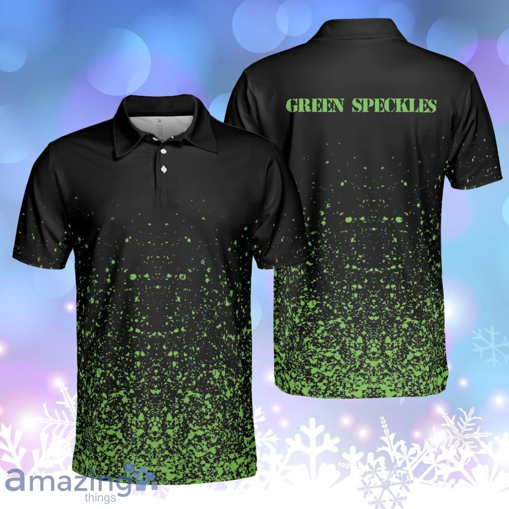 Green Speckles Polo Shirt Product Photo 1