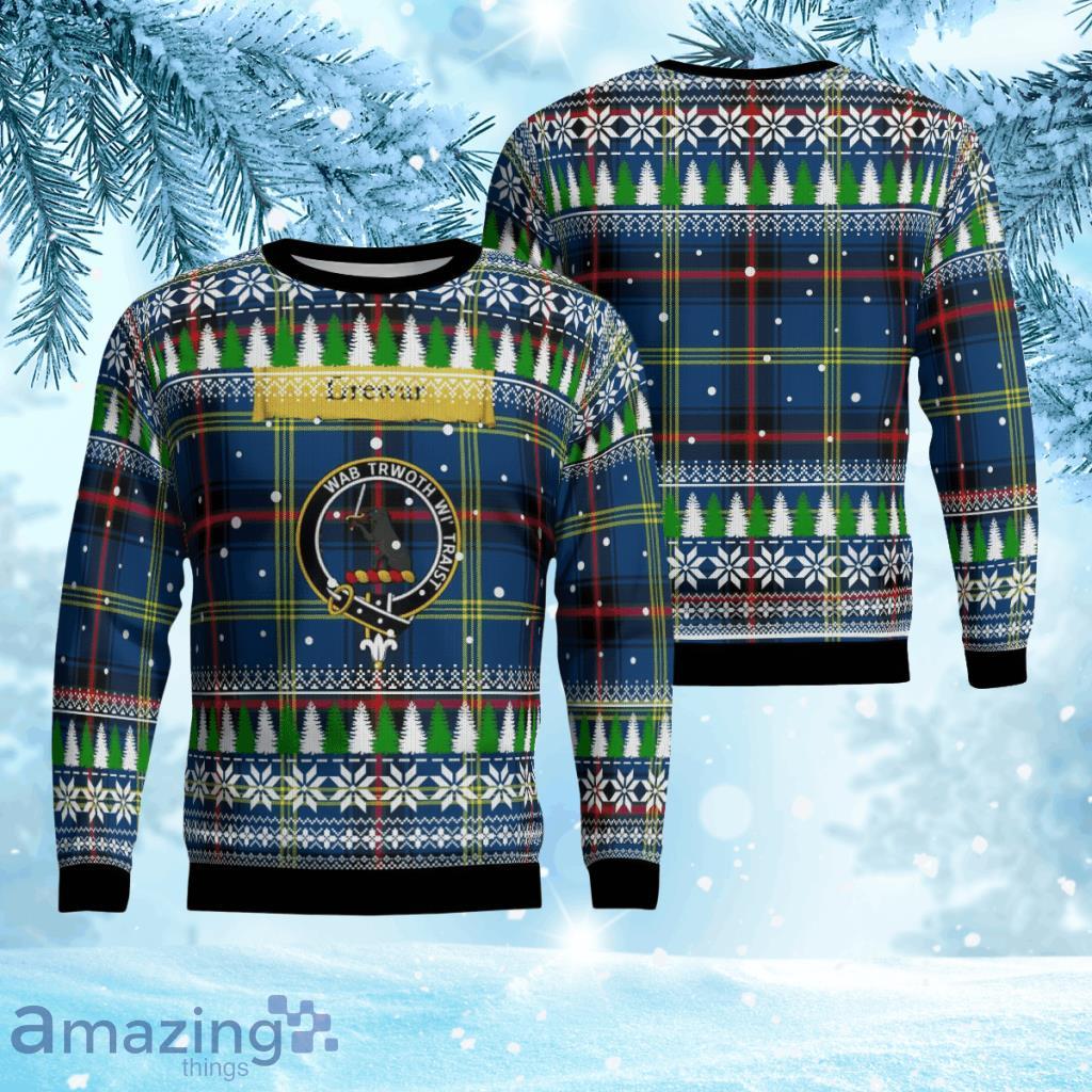 Grewar Crest Tartan Christmas Ugly Sweater 3D Gift For Men And Women Product Photo 1