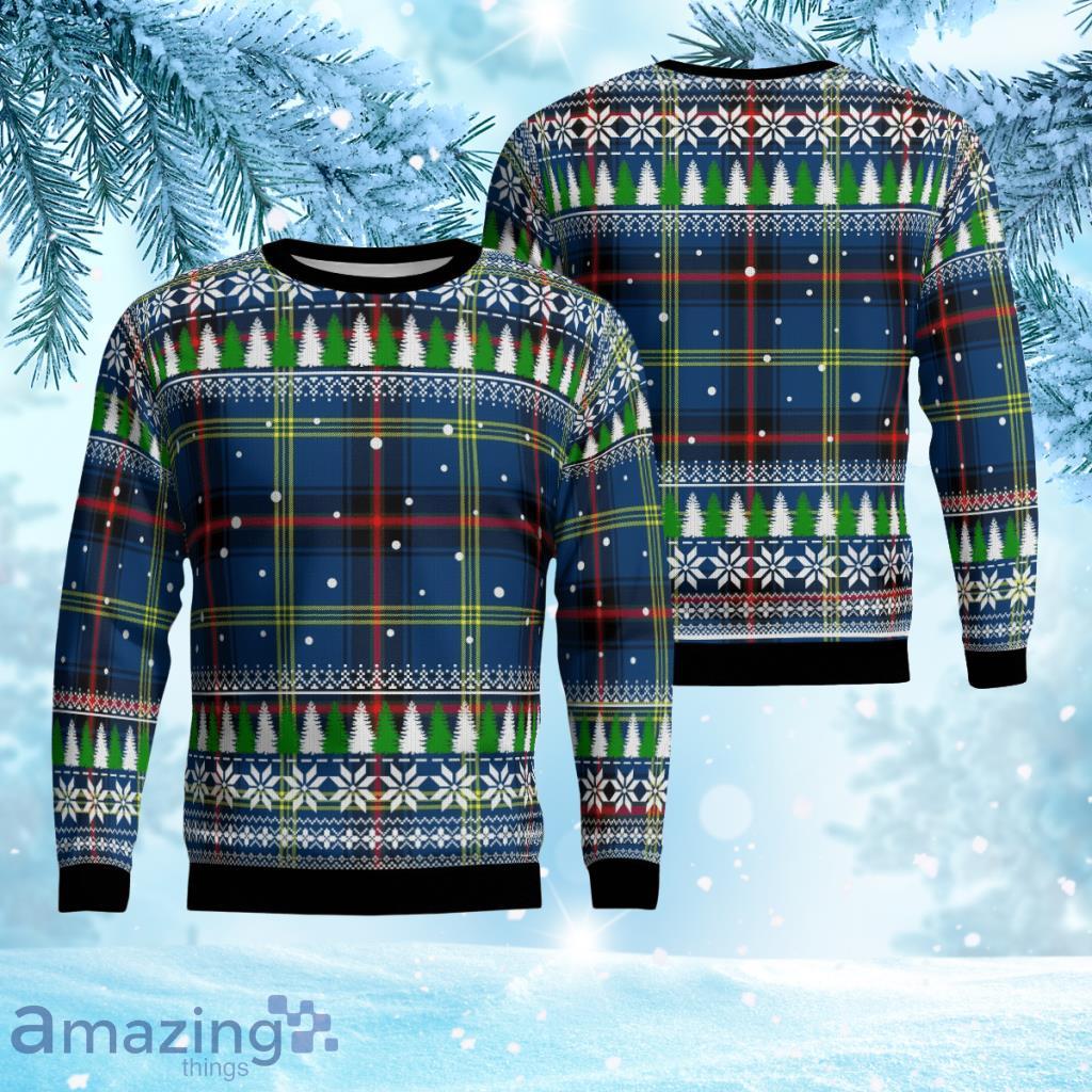 Grewar Tartan Christmas Ugly Sweater 3D Gift For Men And Women Product Photo 1