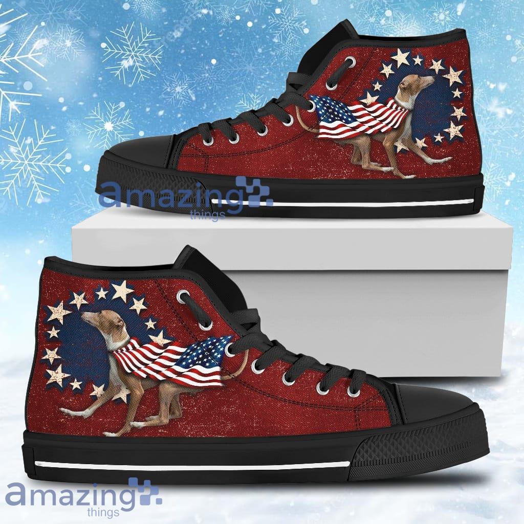 Greyhound - Independence Day High Top Shoes For Men And Women Product Photo 1