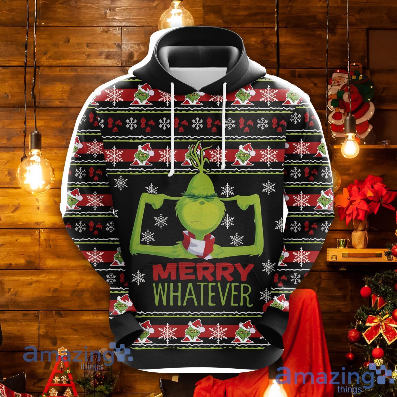 Pittsburgh Steelers Grinch Snow Hoodie 3D