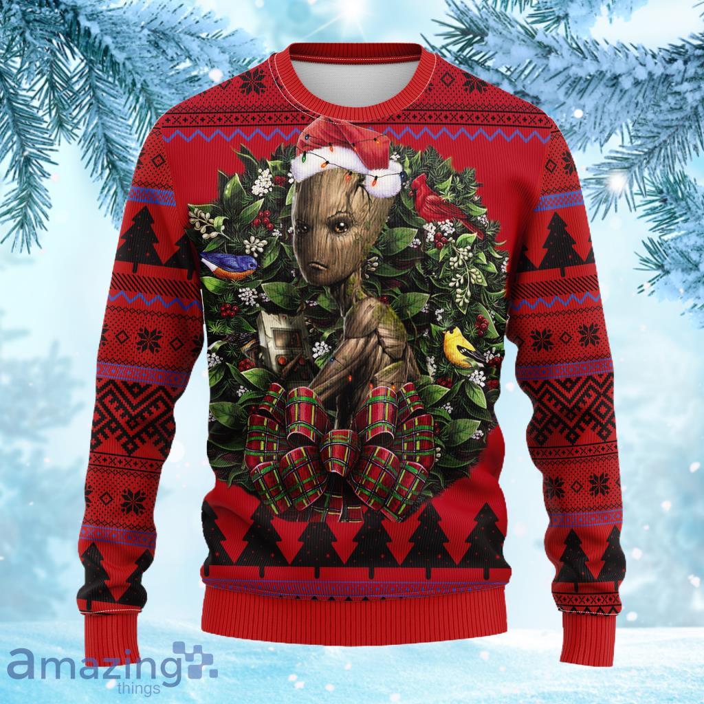 Groot Avengers Infinity War Noel Mc Ugly Christmas Sweater 3D Gift