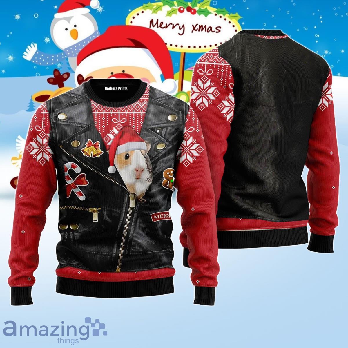 Guinea Pig Cute Face Ugly Christmas Sweater Best Gift Product Photo 1