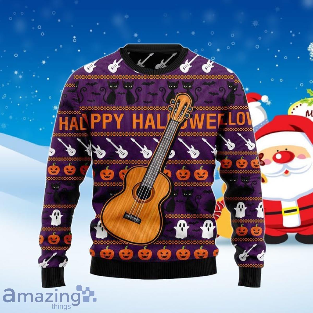 Guitar Ugly Christmas Sweater Best Gift For Men And Women Product Photo 1