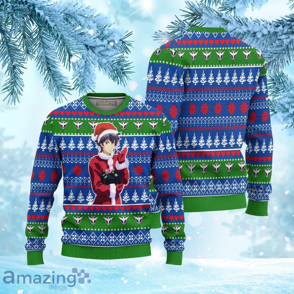 Gundam Setsuna Ugly Christmas Sweater 3D Gift For Big Fans Product Photo 1