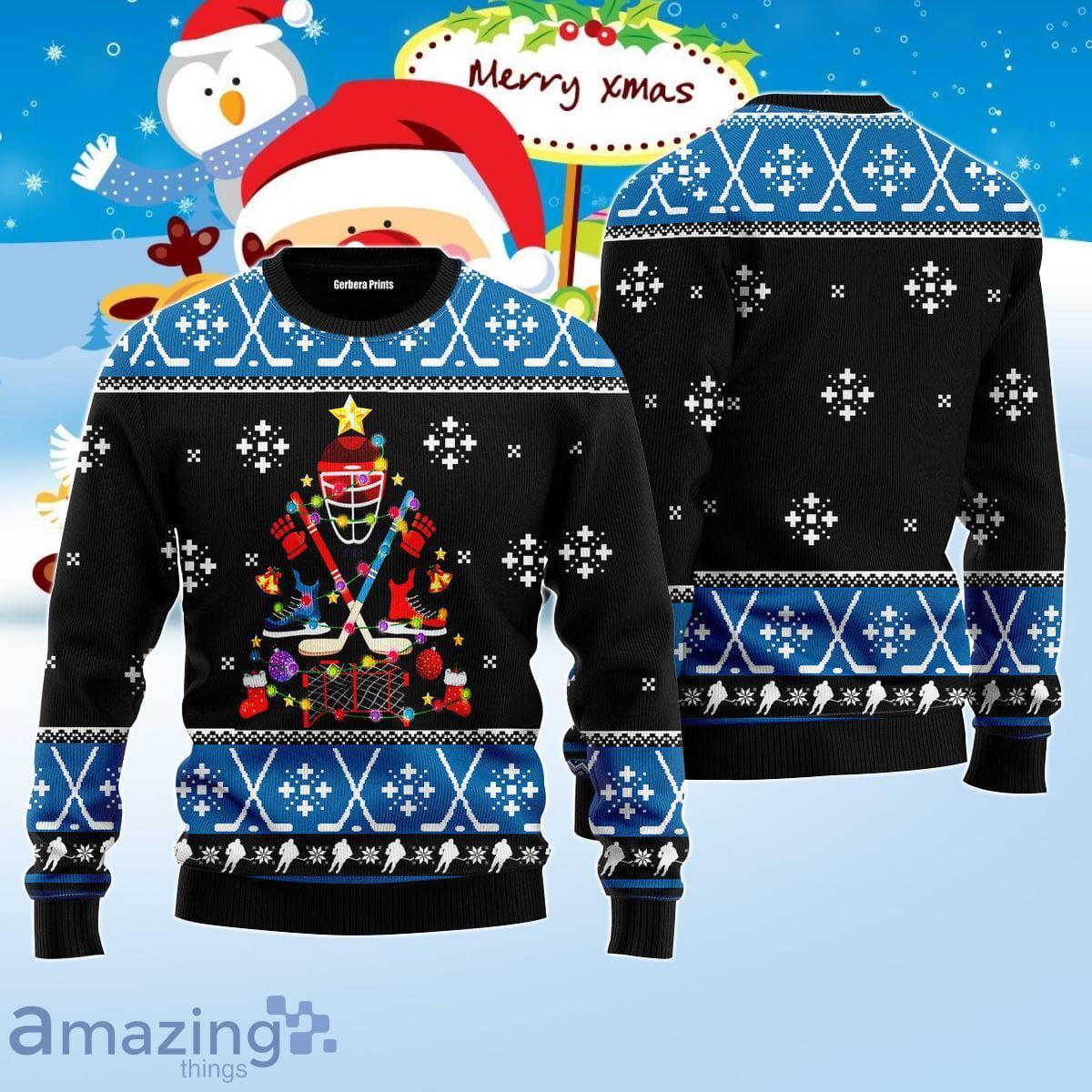 Happy Hockeyday Ugly Christmas Sweater Best Gift For Men And Women Product Photo 1