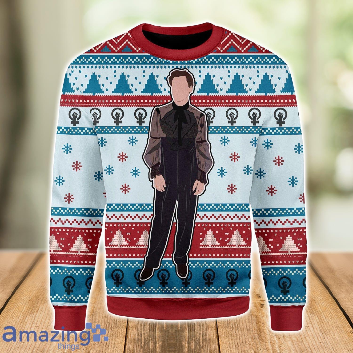 Harry In Dress Ugly Christmas Sweater Xmas Gift Men And Women Christmas Sweater Product Photo 1