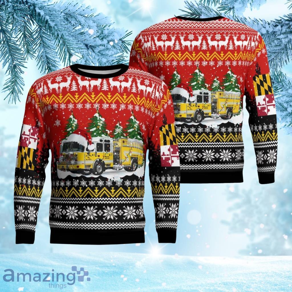 Hereford Volunteer Fire Company Christmas Aop Ugly Sweater 3D Gift For Men And Women Product Photo 1