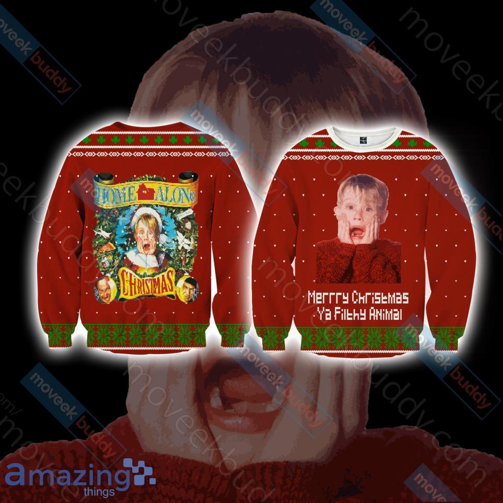 Home Alone - Merrry Christmas Ya Filthy Animal V2 Unisex 3D Sweater_5745 Product Photo 1