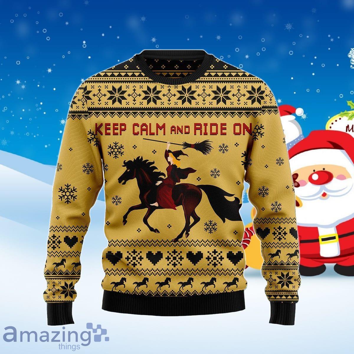 Horse Lover Ugly Christmas Sweater Best Gift For Men And Women Product Photo 1