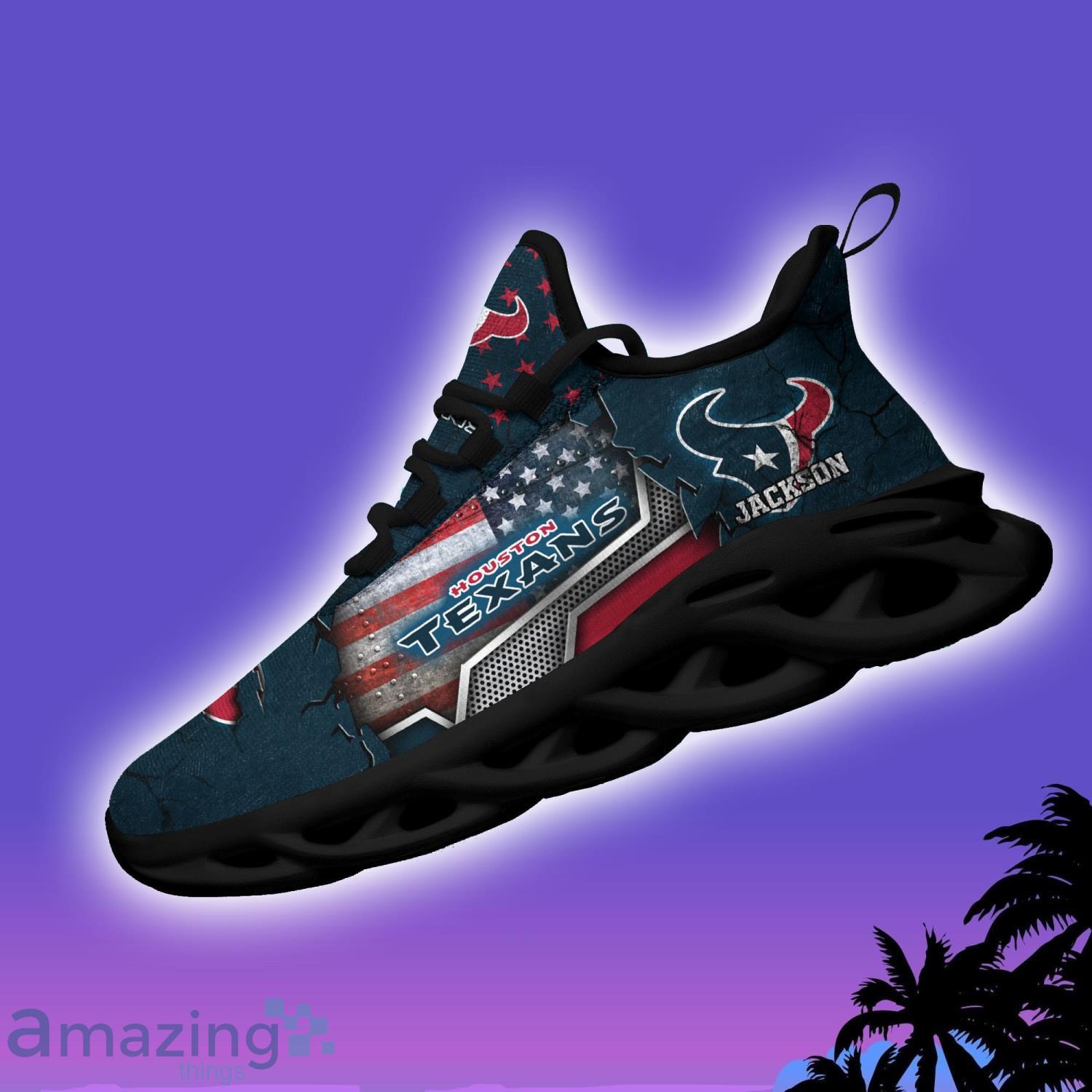 NFL Houston Texans Max Soul Clunky Sneaker Shoes 060821 - USALast