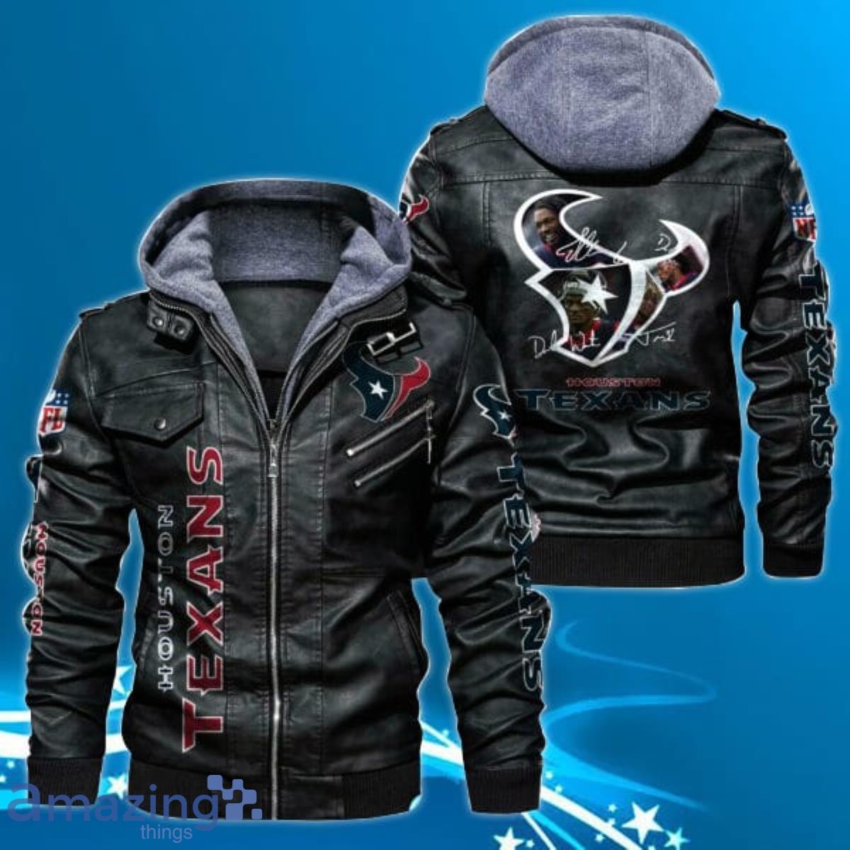 Gift For Fans Houston Texans NFL Leather Jacket