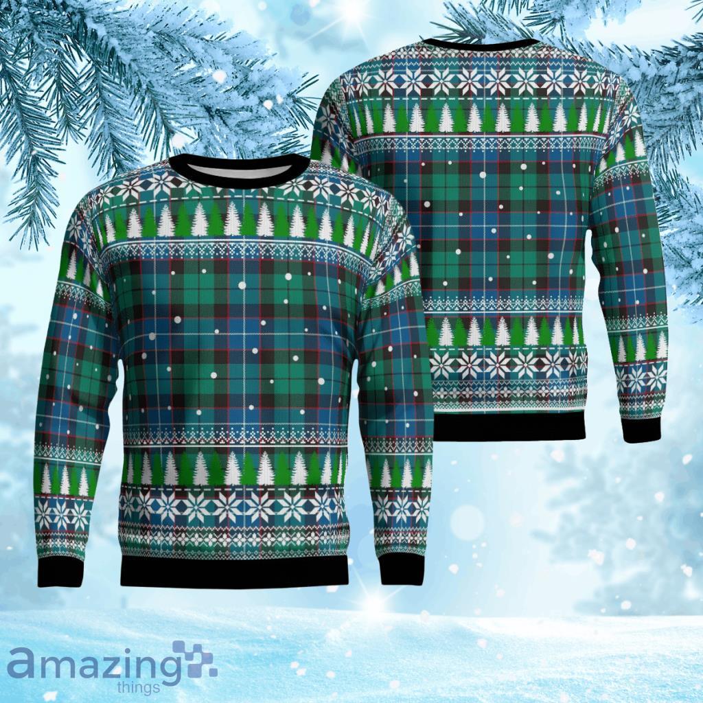 Hunter Ancient Tartan Christmas Ugly Sweater 3D Gift For Men And Women Product Photo 1