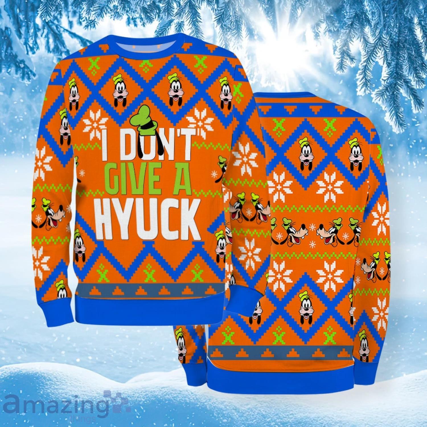 I Don't Give A Hyuck Ugly Christmas Sweater image I Don't Give A Hyuck Ugly Christmas Sweater