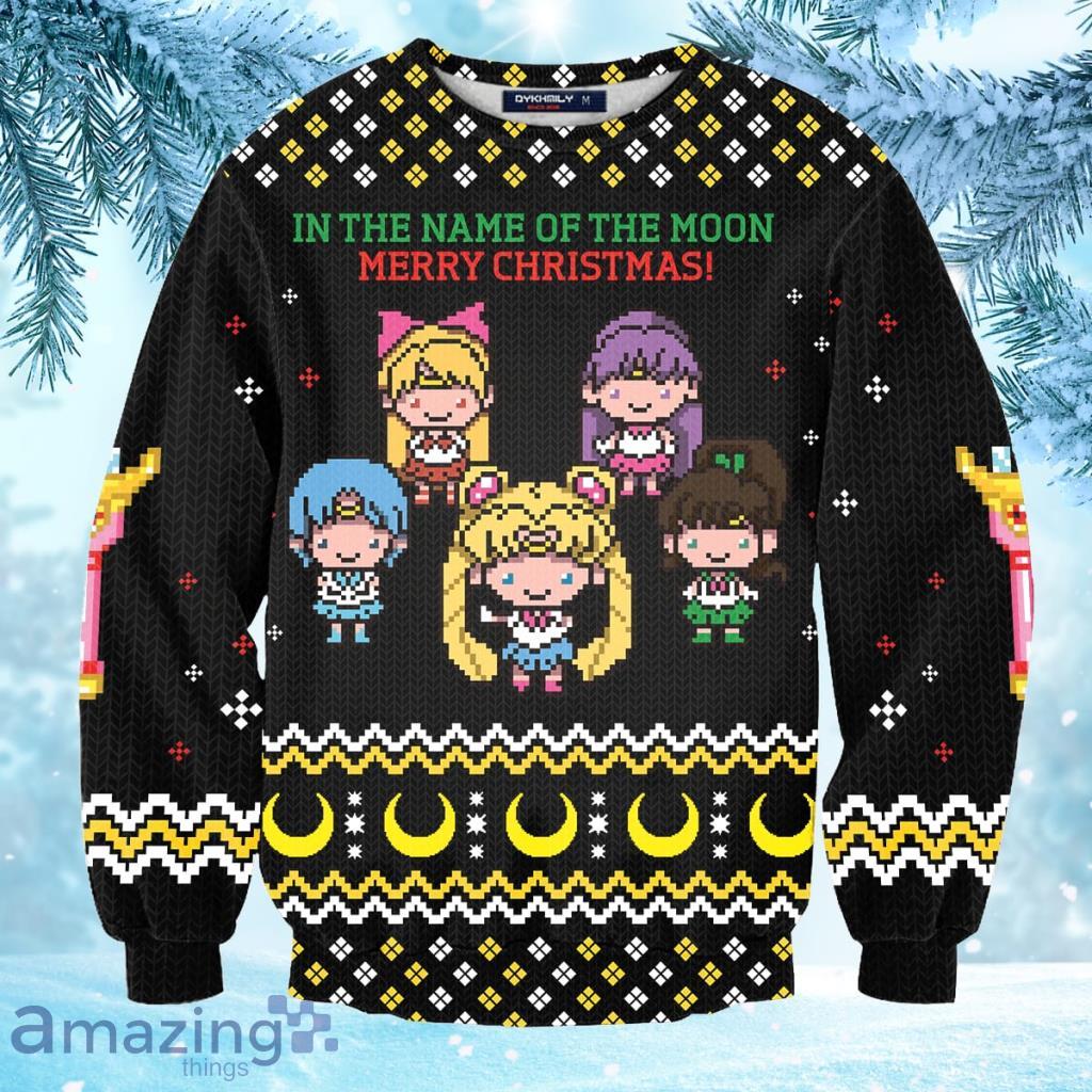 In The Name Of The Moon Unisex Wool Sweater Ugly Christmas Sweater 3D Product Photo 1 In The Name Of The Moon Unisex Wool Sweater Ugly Christmas Sweater 3D Product Photo 1