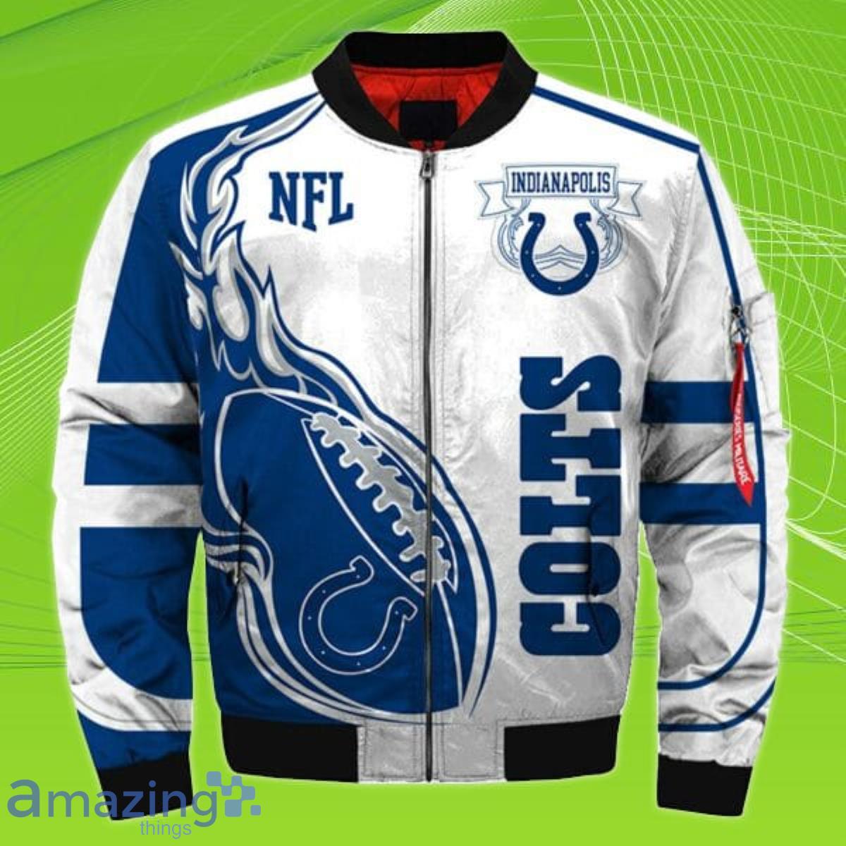 Indianapolis Colts NFL Bomber Jacket Men - T-shirts Low Price