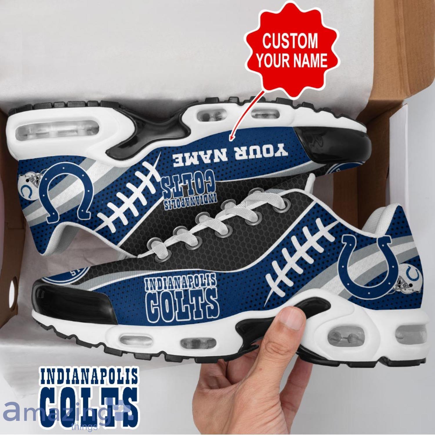 Indianapolis Colts NFL Sneakers Custom Name Ultra Air Cushion Sport Shoes For Fans Product Photo 1