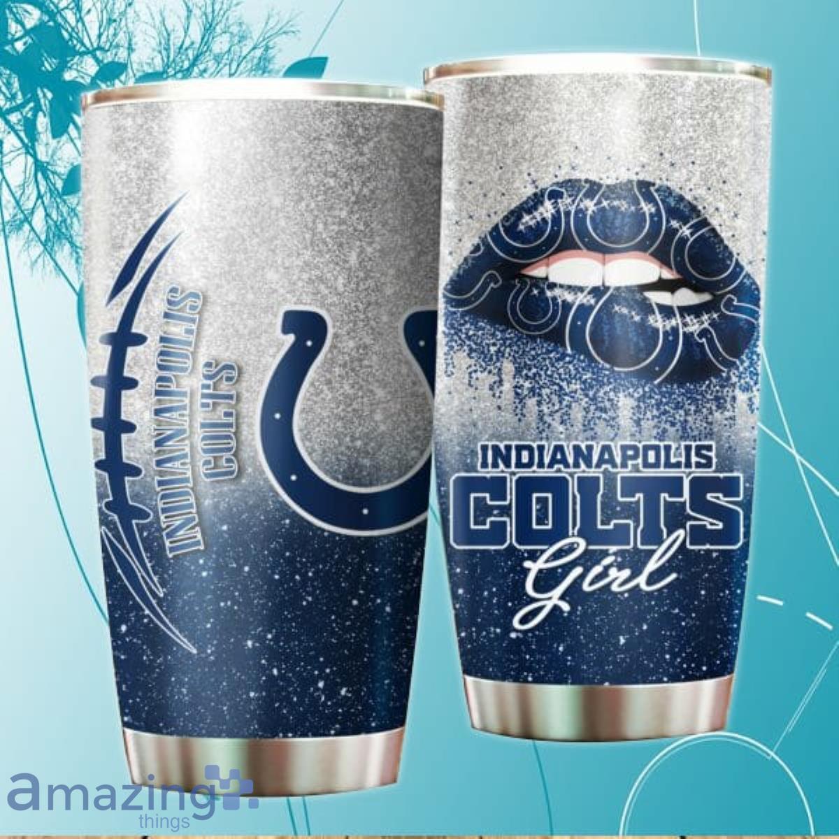 Indianapolis Colts 20oz Blue Gameday Stainless Tumbler