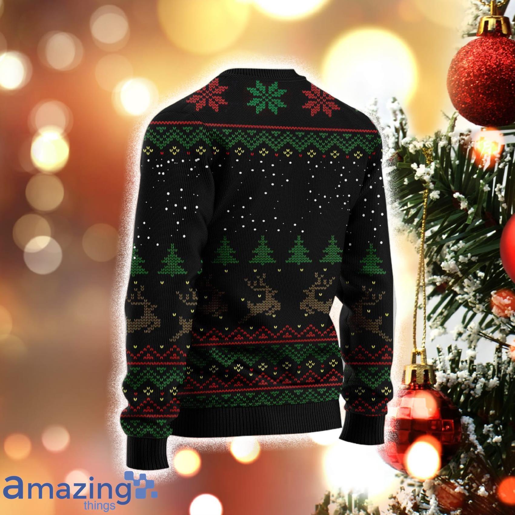 Is It Too Late To Be Good Cat 3D Sweater Matching Family Shirts For Christmas image Is It Too Late To Be Good Cat 3D Sweater Matching Family Shirts For Christmas Product Photo 2