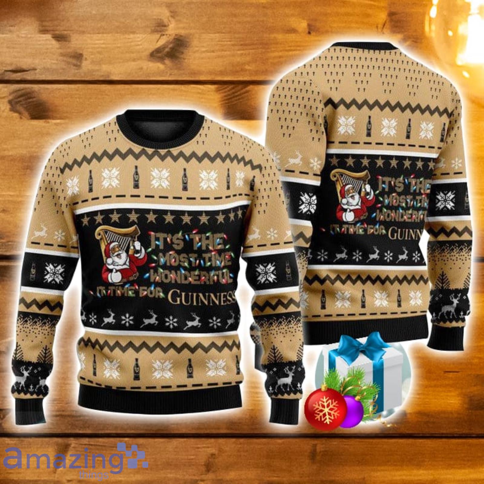 Guinness ugly christmas outlet sweater