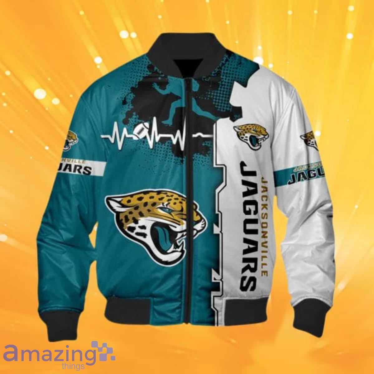 Jacksonville Jaguars Womens Outfits Casual Cropped Varsity Jacket Jumpers  Pants