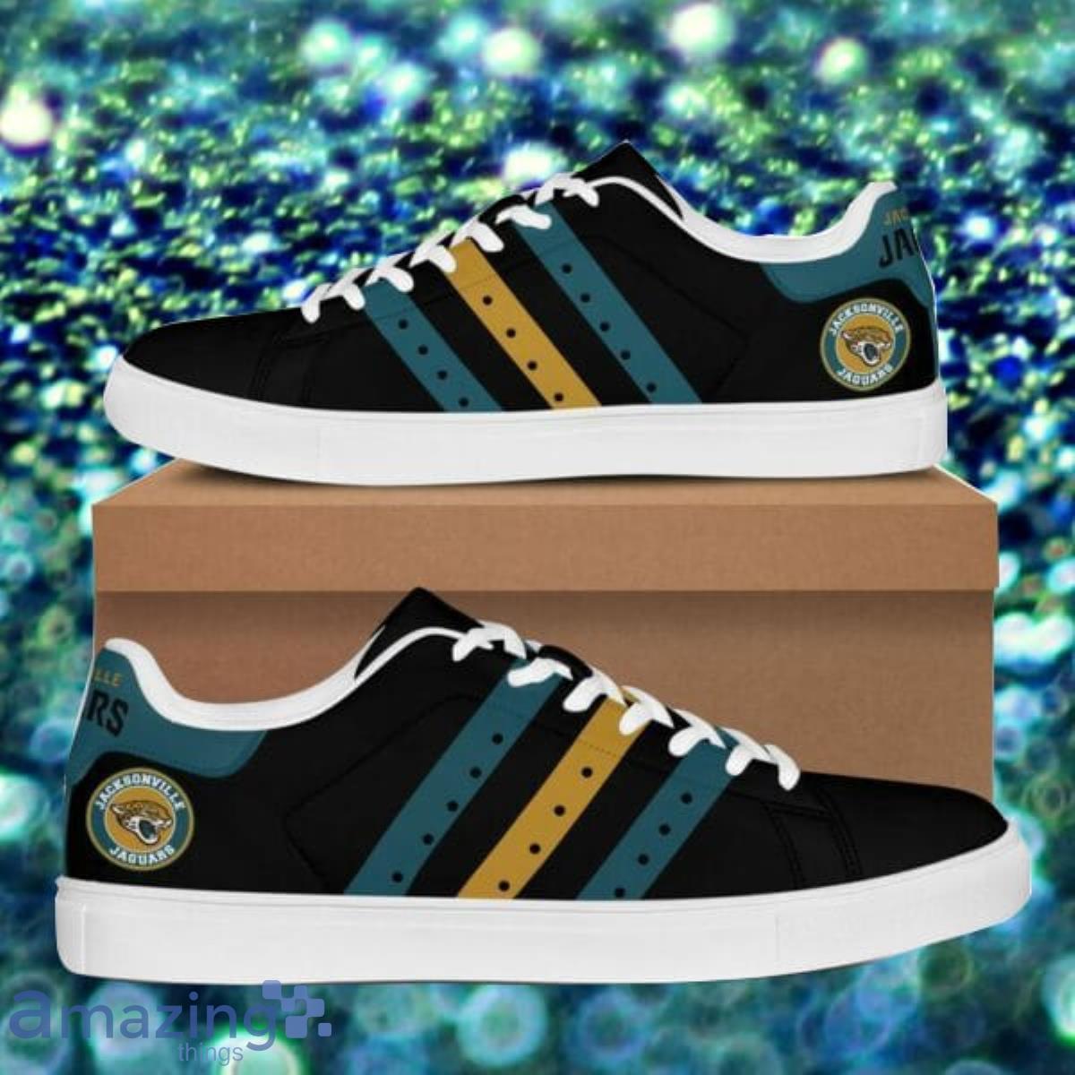 Jacksonville Jaguars NFL Black And White Skate Shoes