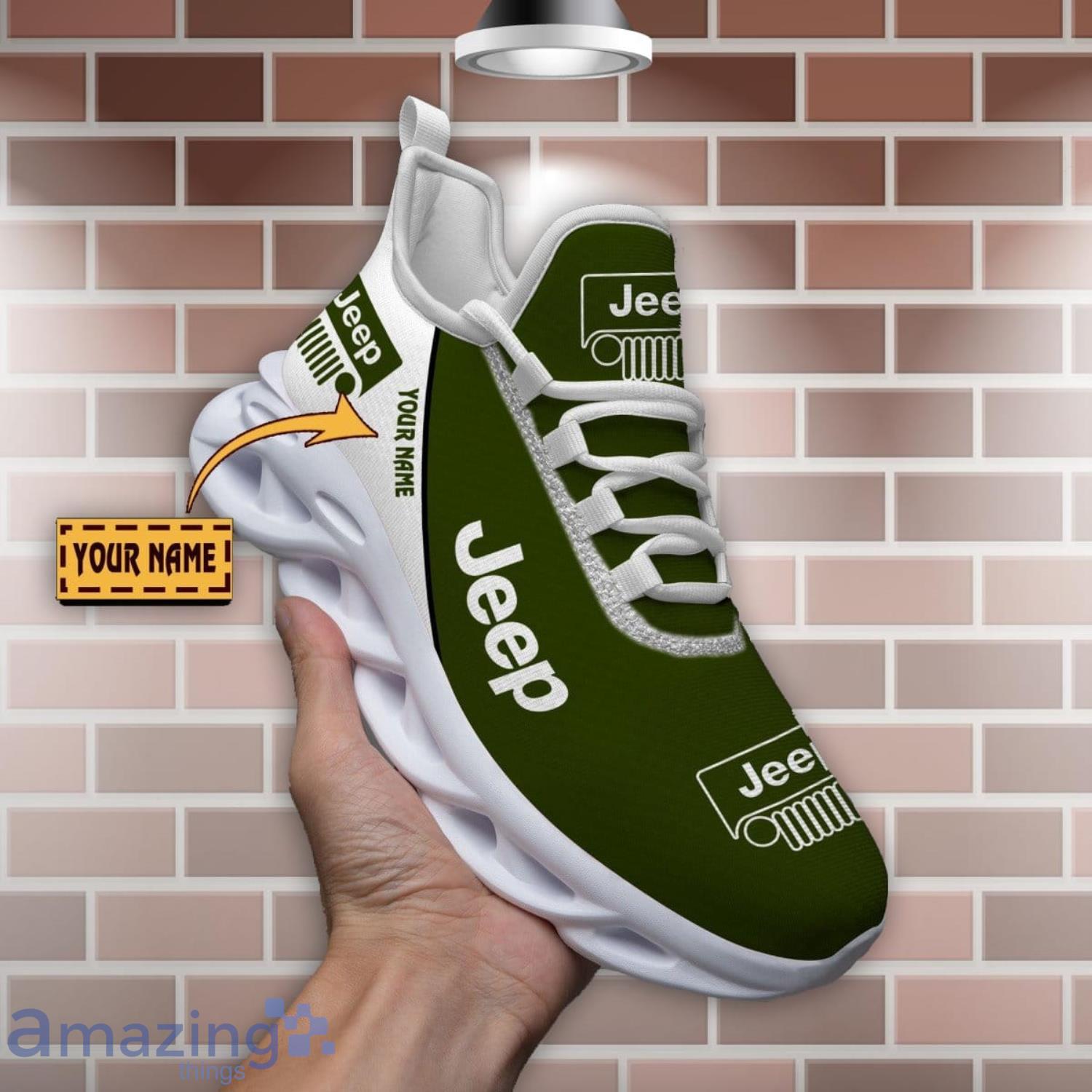 Jeep Max Soul Shoes Men And Women Running Sneakers Custom Name Sport Gift Product Photo 1