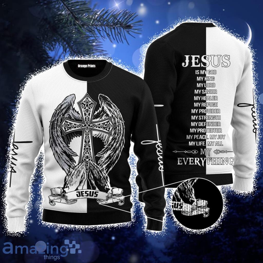 Jesus Easter Ugly Christmas Sweater For Men And Women Product Photo 1