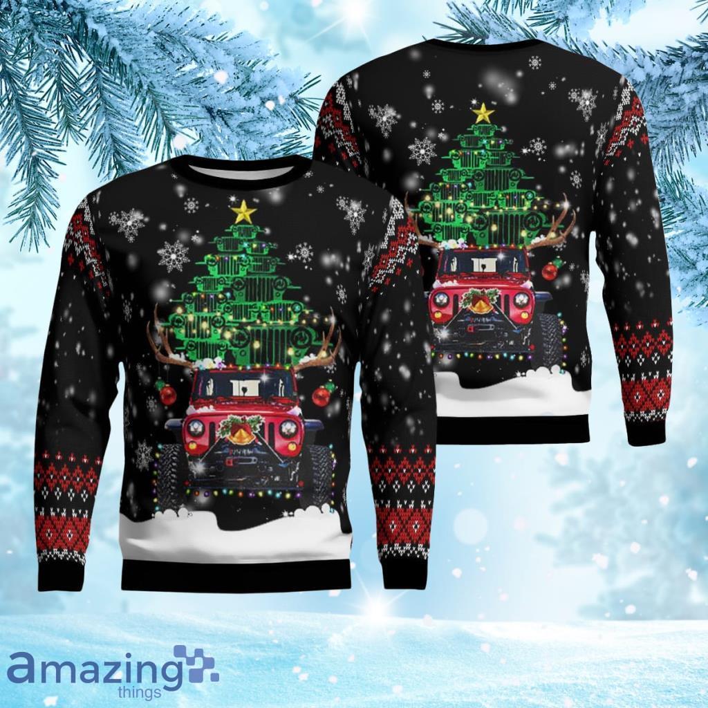 Jp Christmas Tree Christmas Ugly Sweater 3D Product Photo 1