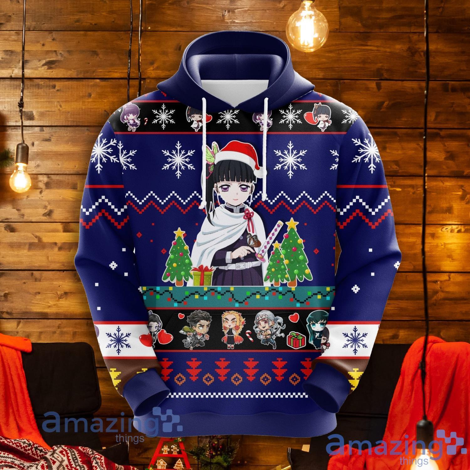 Kanao Tsuyuri Christmas Cute Noel Mc 3D Hoodie Men And Women Christmas Gift Product Photo 1