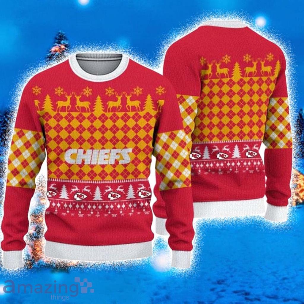 Kansas City Chiefs Ugly Christmas Sweater 3D Gift For Fans