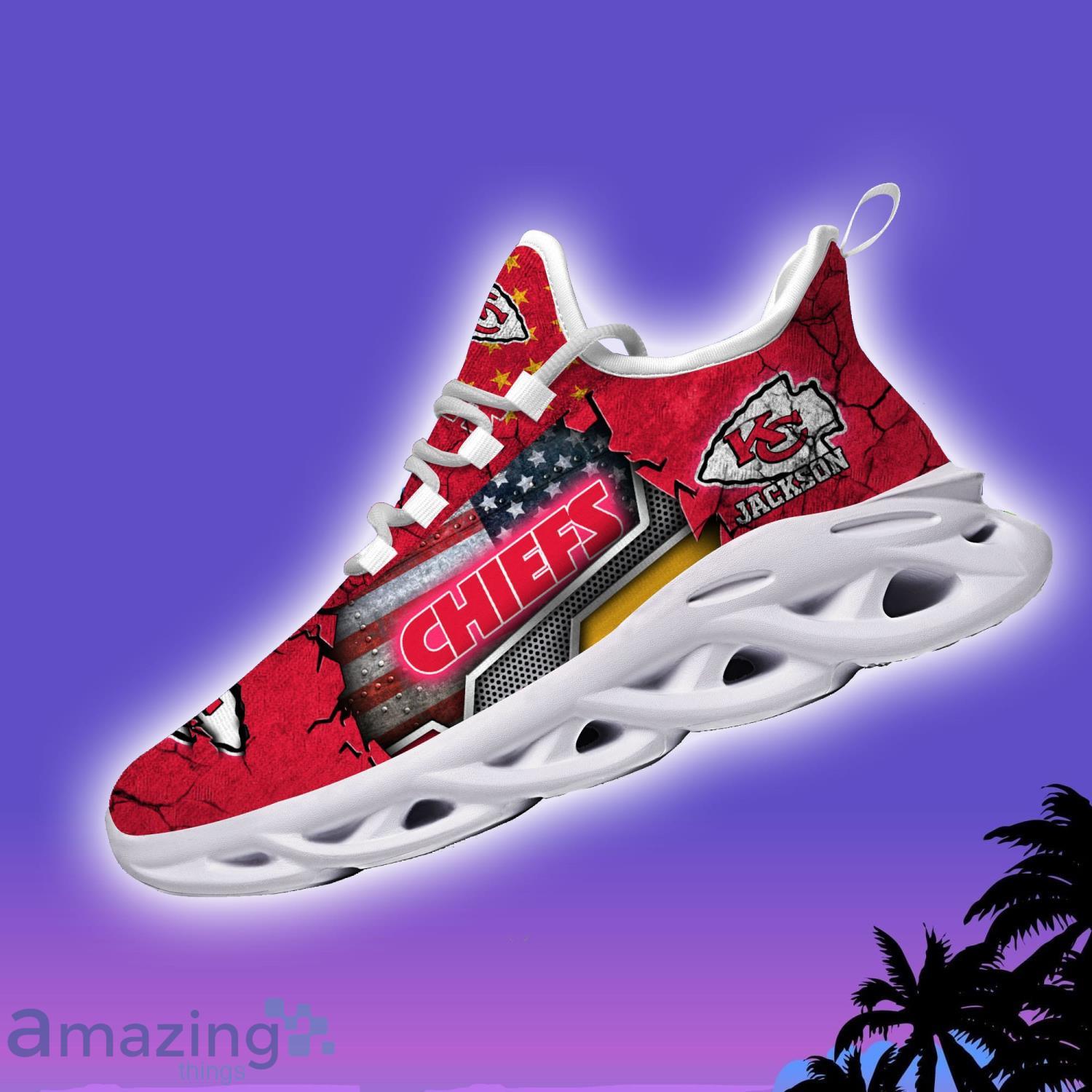 Kansas City Chiefs NFL Clunky Sneakers Max Soul Shoes - Growkoc