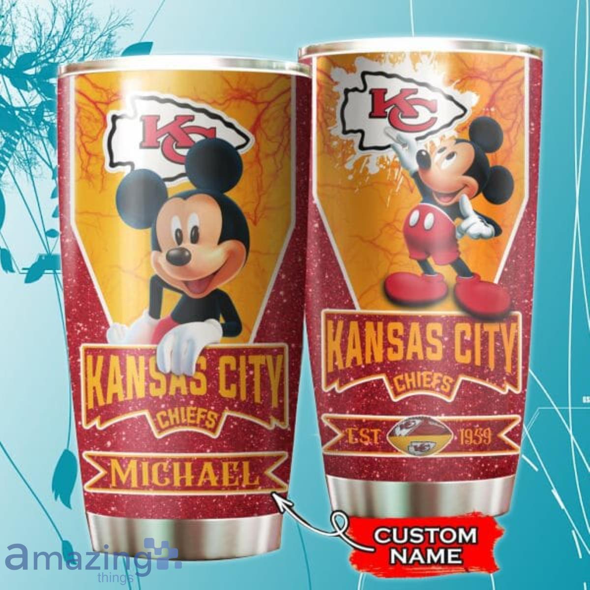 Kansas City Chiefs Custom Name Tumbler - Personalized Gift for