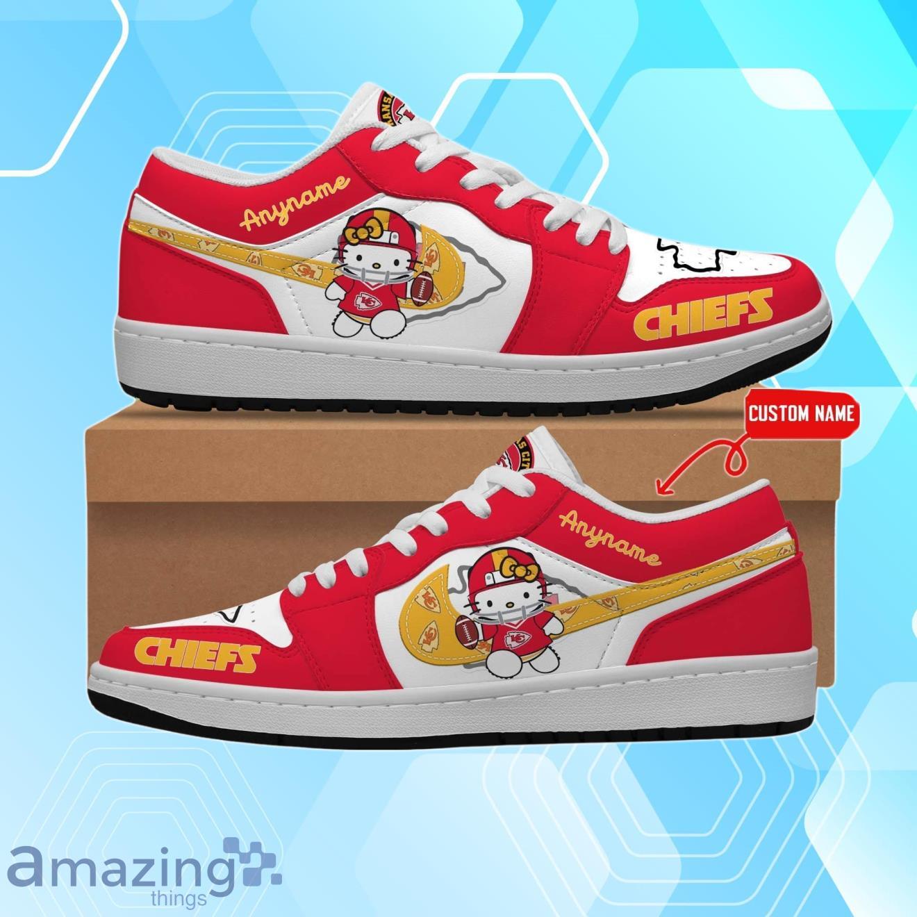 Kansas City Chiefs Custom Ball Air Force Shoes For Fans