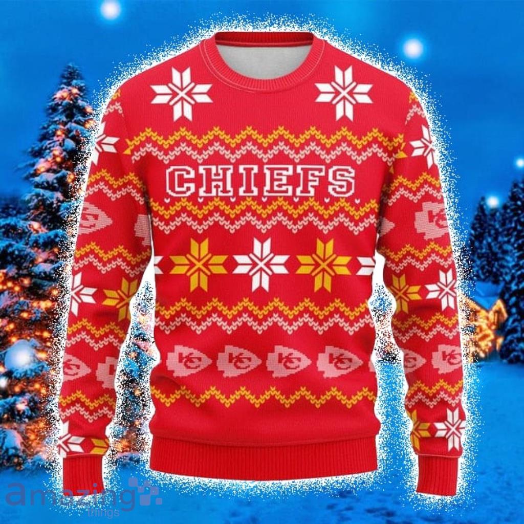 Kansas City Chiefs Ugly Christmas Sweater 3D Gift For Fans