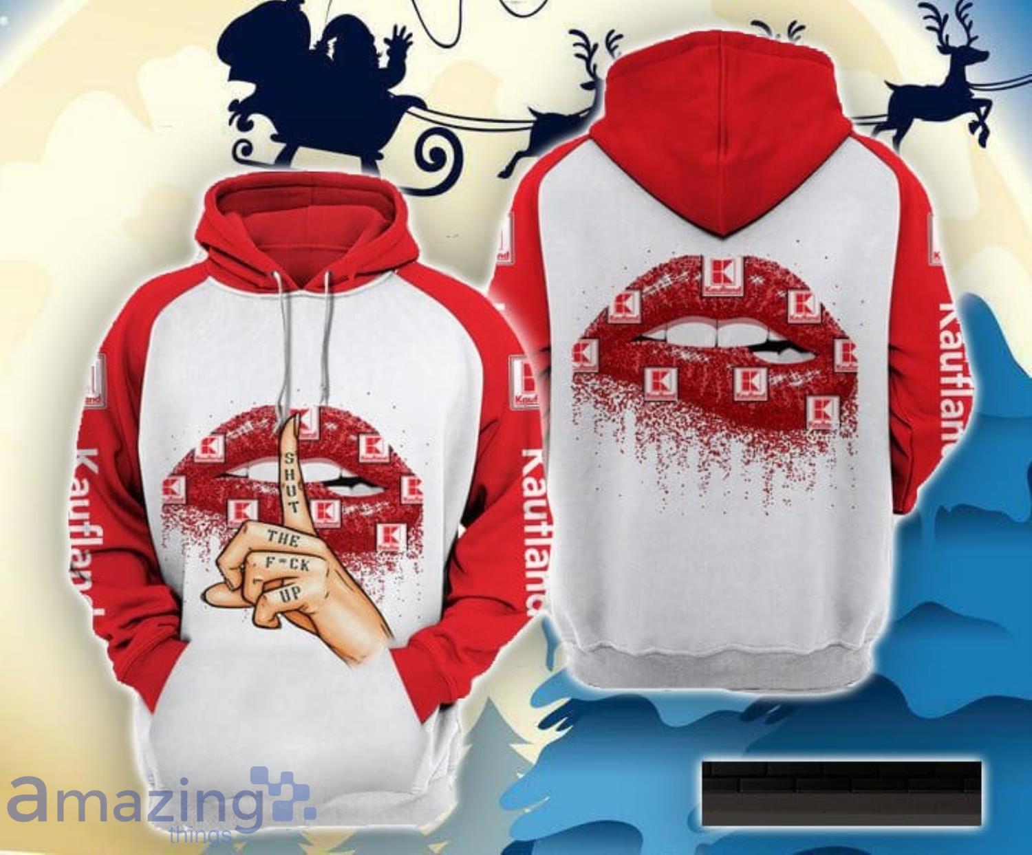 Kaufland Sexy Lips 3D All Over printed Hoodie For Men And Women image Kaufland Sexy Lips 3D All Over printed Hoodie For Men And Women Product Photo 1