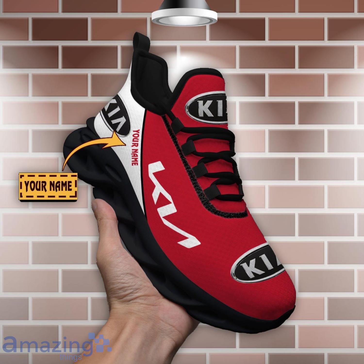 Kia Max Soul Shoes Men And Women Running Sneakers Custom Name Sport Gift image Kia Max Soul Shoes Men And Women Running Sneakers Custom Name Sport Gift Product Photo 2