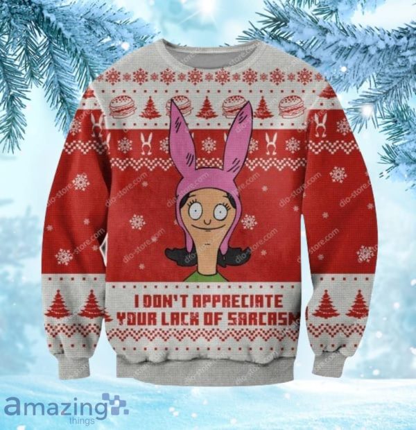 Ugly christmas hotsell sweater bob's burgers