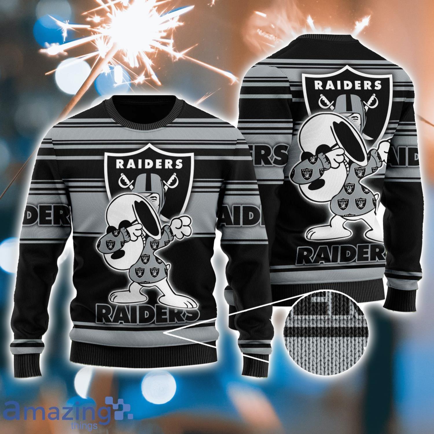 Oakland Raiders Snoopy Dabbing The Peanuts American Christmas Dripping  Hawaiian Shirt - Freedomdesign