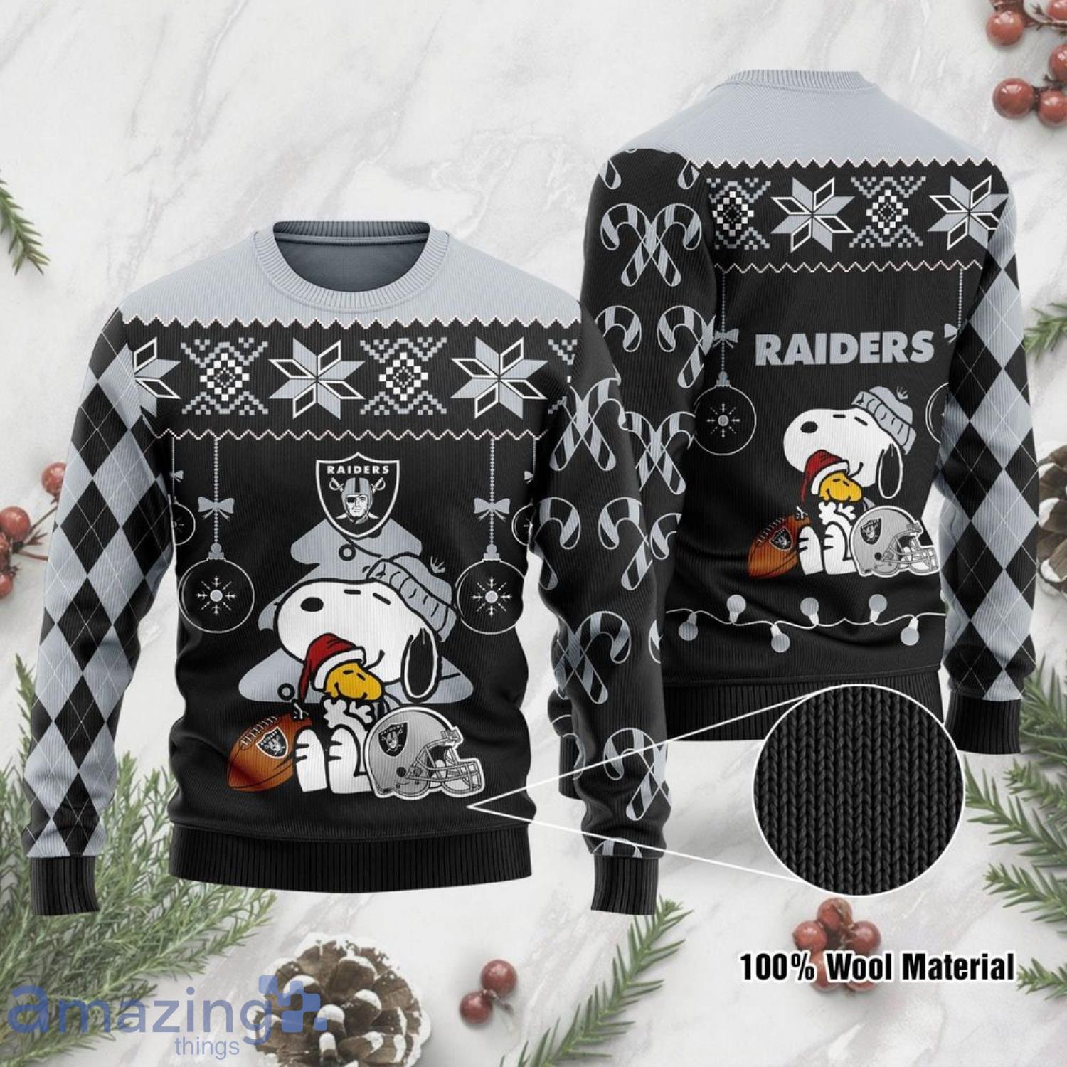 Snoopy just a girl who lover Christmas and love Las Vegas Raiders