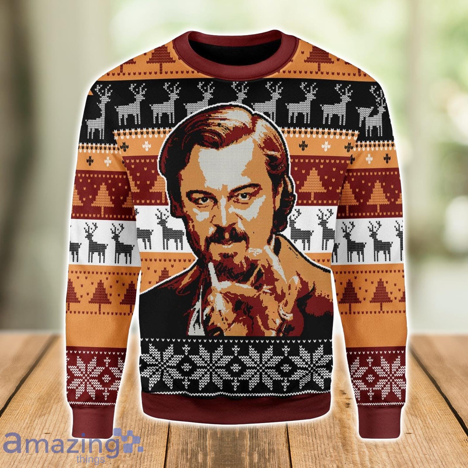 Leo Pointing Ugly Christmas Sweater Xmas Gift Men And Women Christmas Sweater Product Photo 1 Leo Pointing Ugly Christmas Sweater Xmas Gift Men And Women Christmas Sweater Product Photo 1