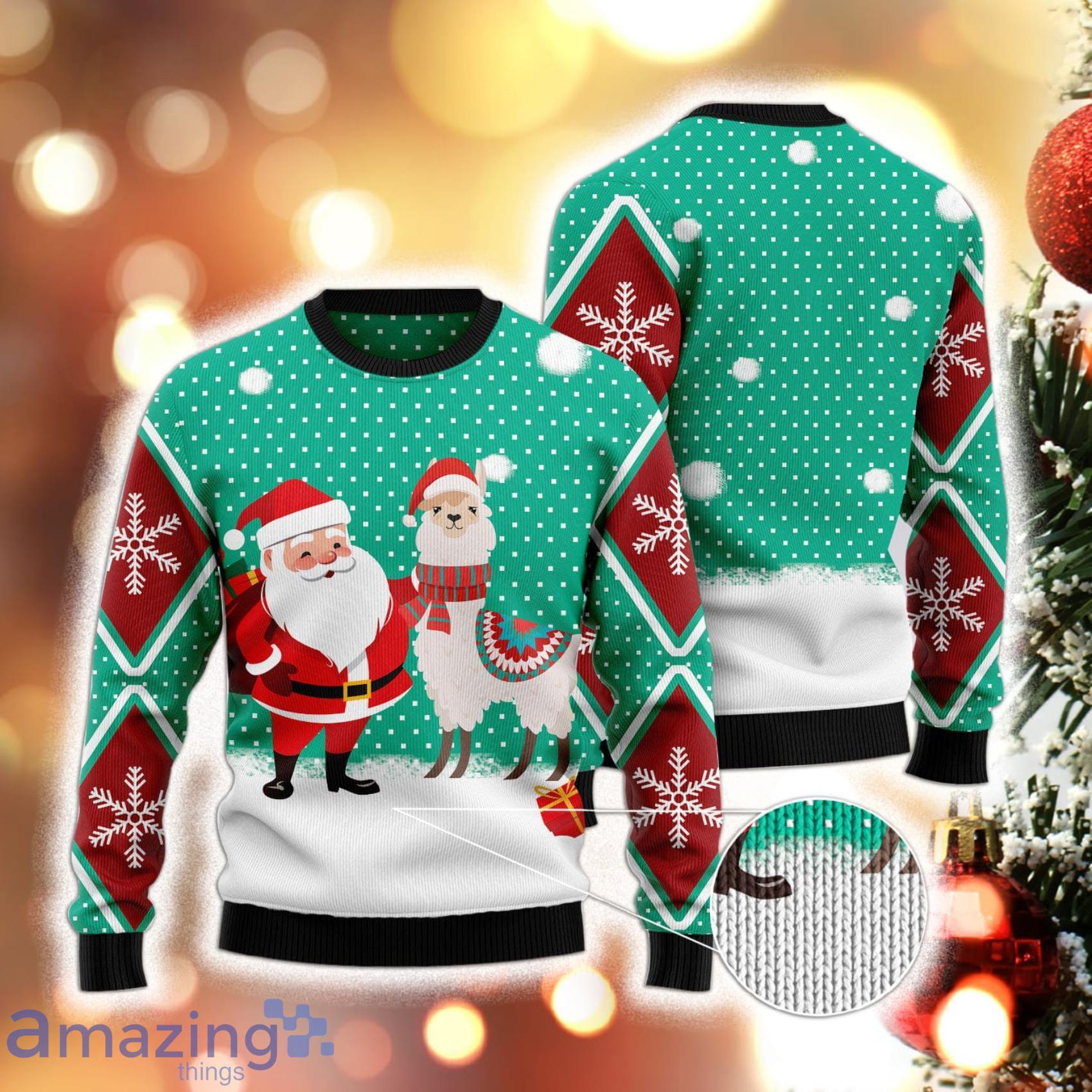 Holiday llama cheap sweater