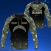 Los Angeles Chargers Autism T-Shirt 3D Hoodie Zip Hoodie Sweatshirt Custom Name For Fans