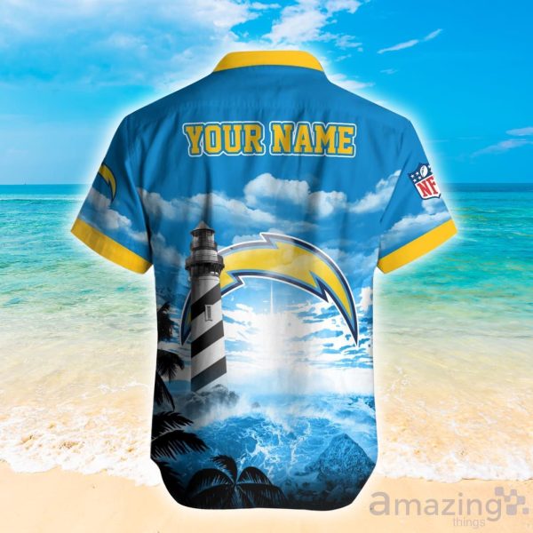 Personalized Los Angeles Chargers Louis Vuitton Pattern Hawaiian