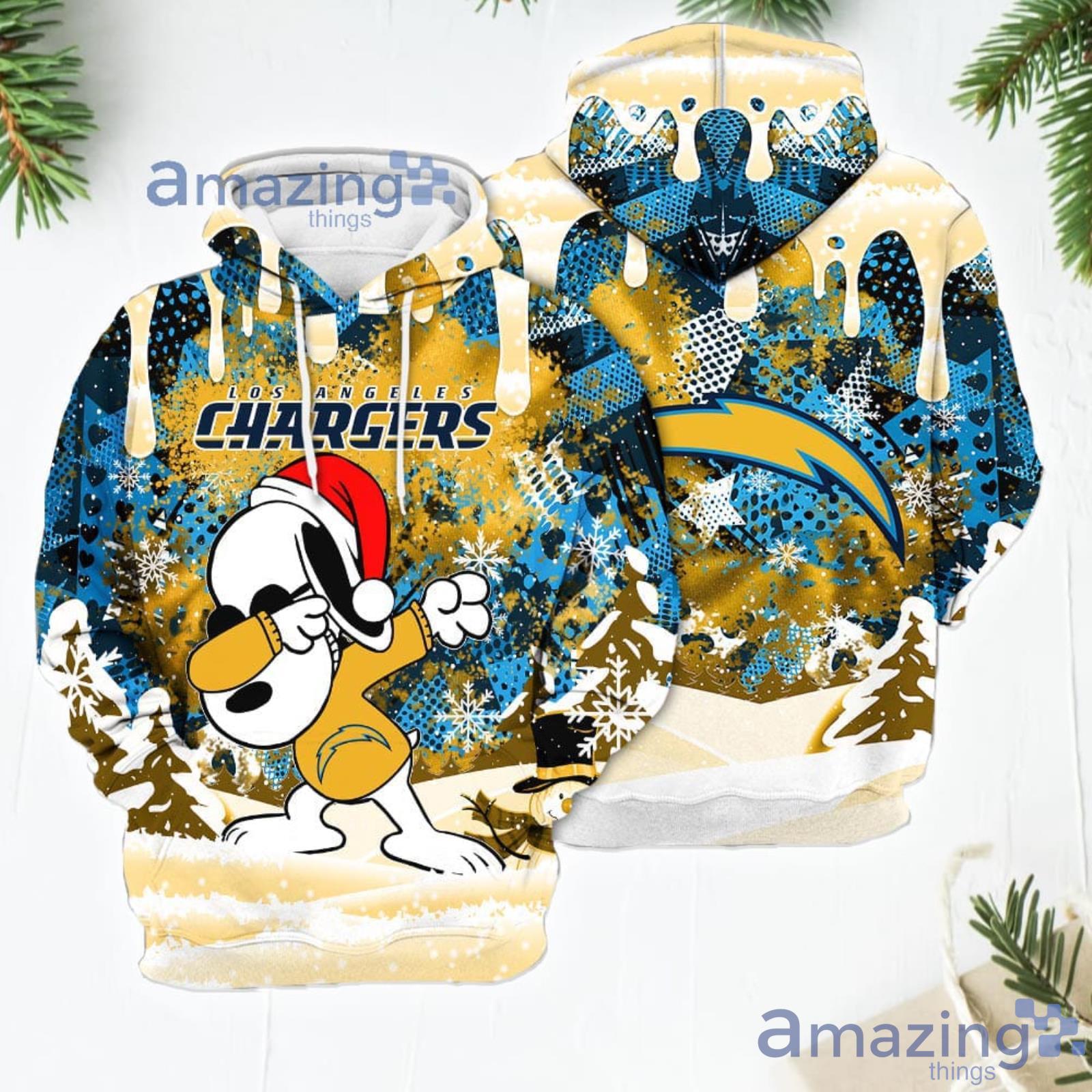 Snoopy Los Angeles Chargers Christmas shirt, hoodie, sweater, long