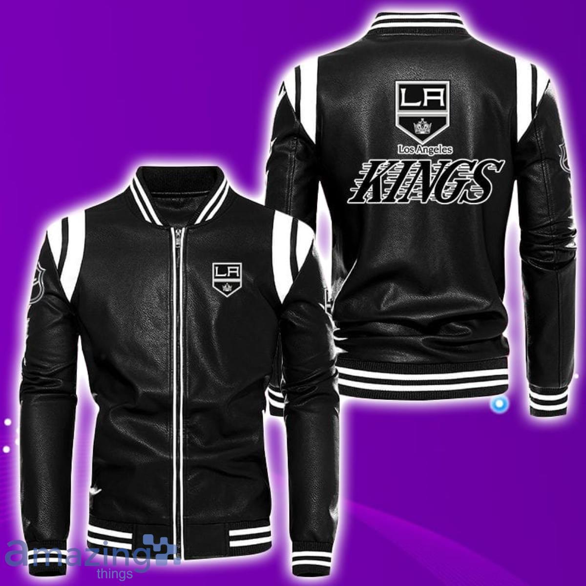 NHL La Kings Purple Varsity Jacket