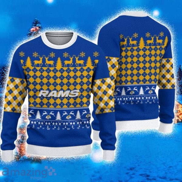 Christmas Gift Los Angeles Rams Christmas Pattern All Over Printed 3D  Sweater