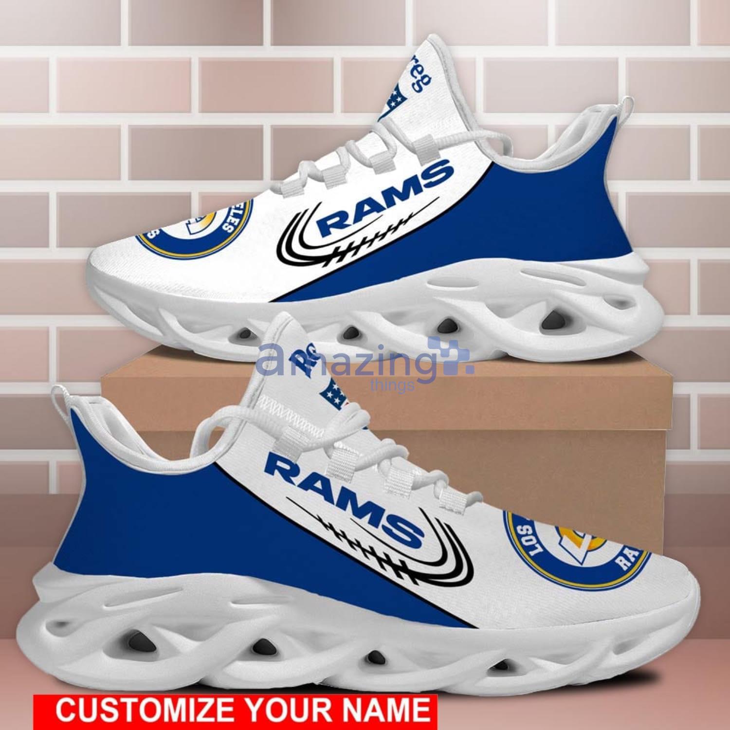 Los Angeles Rams Custom Name Air Jordan 11 Sneaker Shoes For Sport