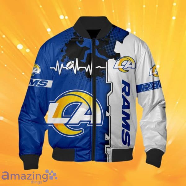 Los Angeles Rams NFL Bomber Jacket Style Gift For Fans Product Photo 1