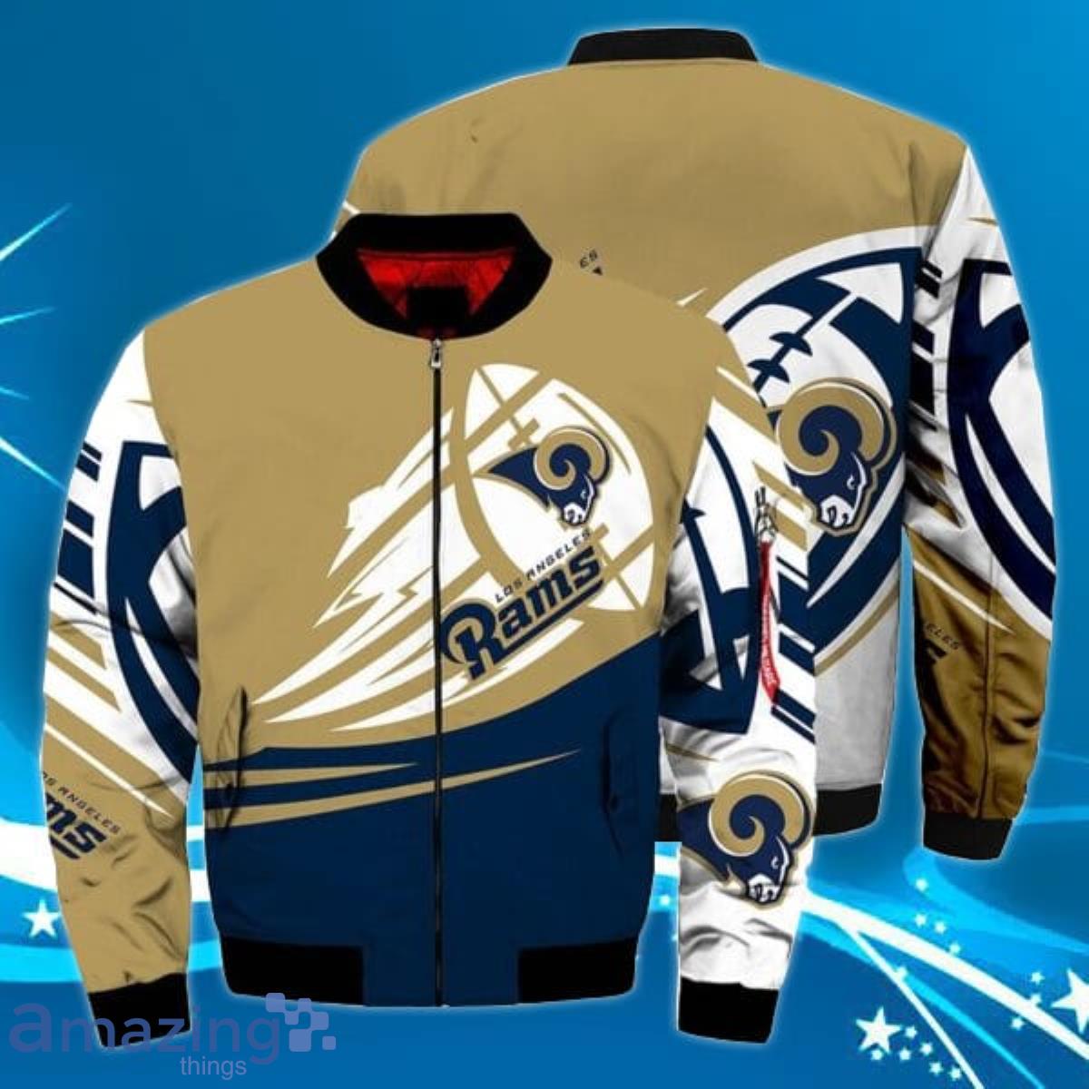 Los Angeles Rams NFL Bomber Jacket Style Gift